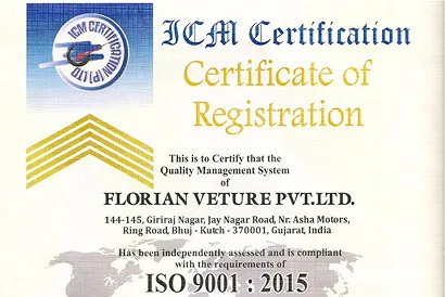 ISO 9001:2015 Certificate