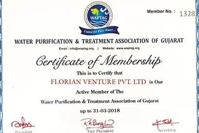 WAPTAG Membership Certificate